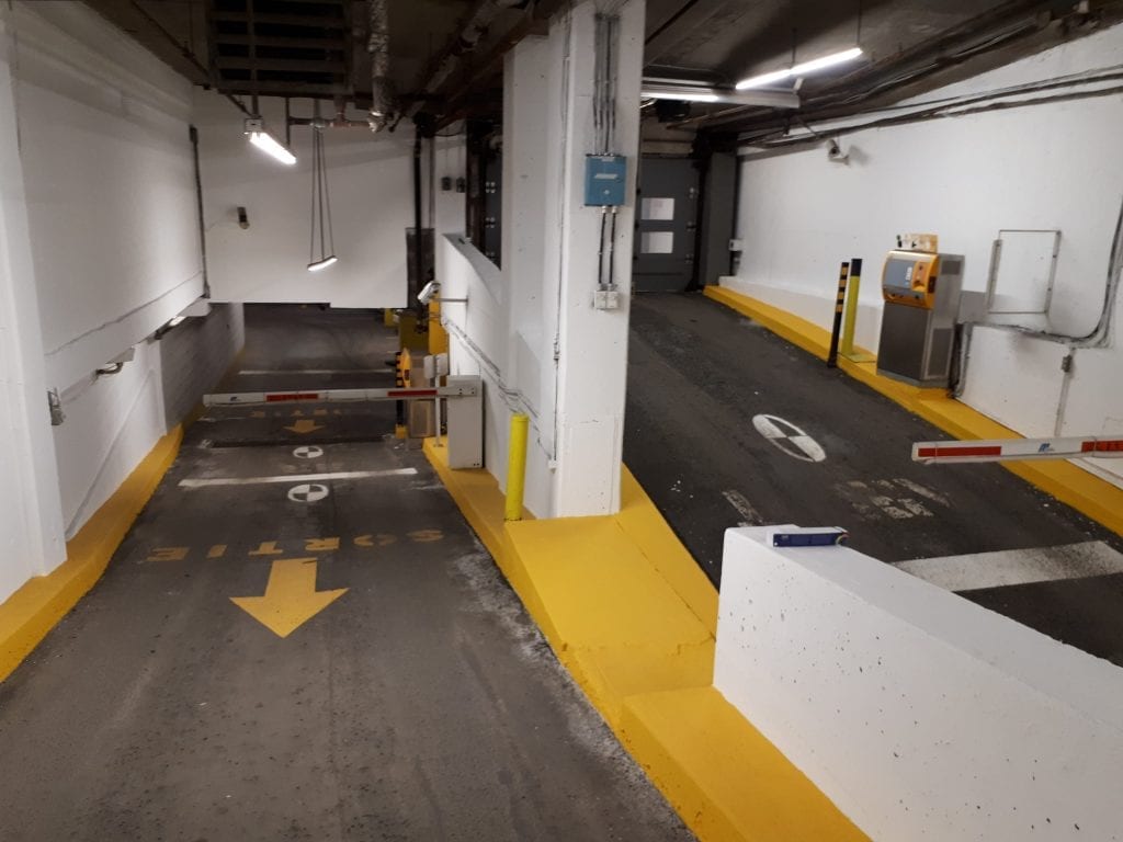 Peinture de garage sous-terrain