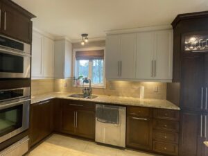 painting kitchen cabinet